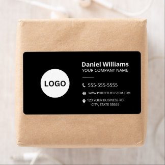 Anpassad logotyp modern minimalistisk fraktsedel