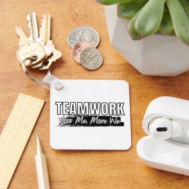 Anpassad Logotyp Motivational Teamwork Business Nyckelring (Skrivbord)