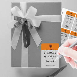 Anpassad logotyp Något Speciellt för Namnskylt Eti Fraktsedel