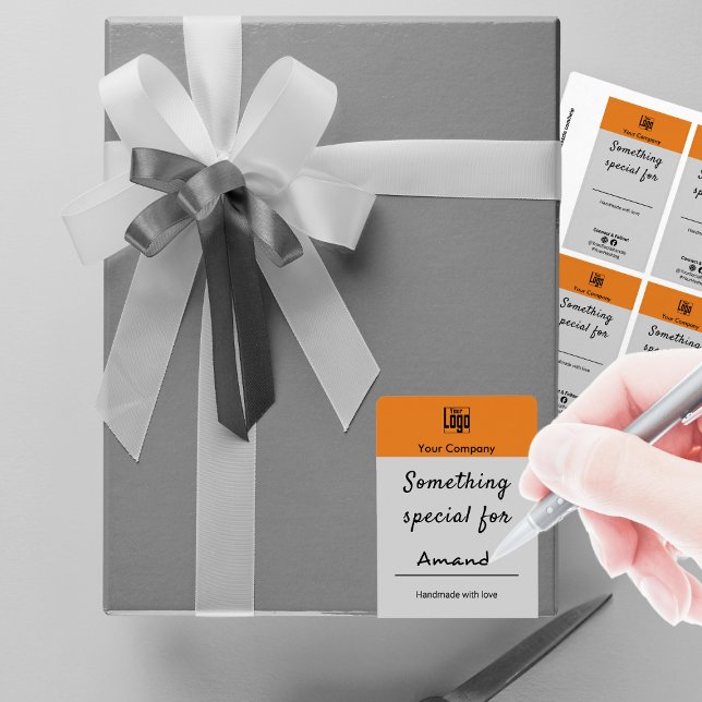 Anpassad logotyp Något Speciellt för skylt namn et Fraktsedel (Custom Logo Something Special for Sign Name Label)