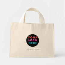 Anpassad logotyp och text shoppingbag