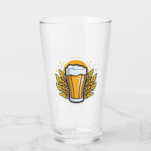 Anpassad logotyp Ölglas Glaskopp