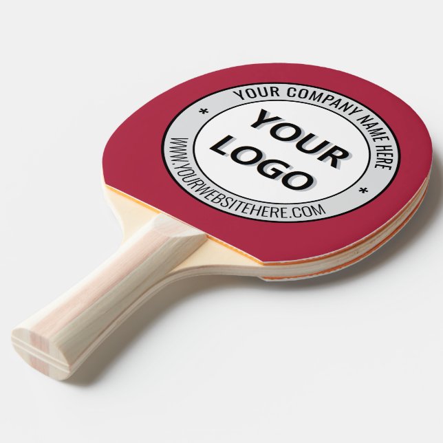 Anpassad logotyp Pingisracket med varumärke Exempe (Frontvinkel)