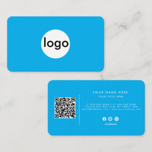 anpassad logotyp professionell QR-kod Visitkort
