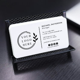 Anpassad Logotyp Sociala Medier QR Varumärkesbygga Visitkort
