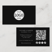 Anpassad logotyp Socialt Ikon QR-kod Professionell