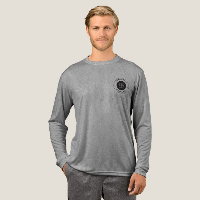 Anpassad logotyp Tri-Blend Personal T-Shirt (Hel framsida)