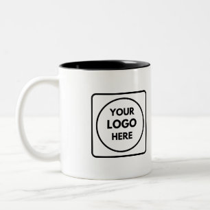 Anpassad logotyp Tvåtons Märkes Kaffe kopp