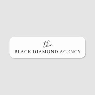 Anpassad logotyp   Varumärkesföretagets namnvisnin Namnbricka