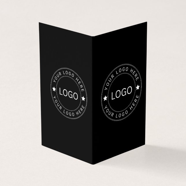 Anpassad logotyp visitkort (Utsida)