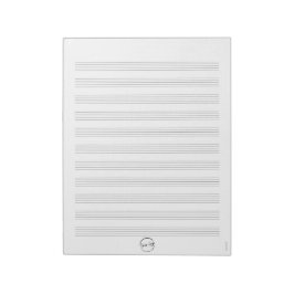 Anpassad logotyp Vit Musikblad Notisblock Anteckningsblock