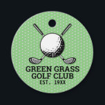 Anpassad logotypdesign för golfklubba gåvor etiketter<br><div class="desc">Anpassad elegant logotypdesign för golf av Edward Eksi. Enkel modifiering av INITIALER och TEXTER för dina behov.</div>