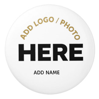 Anpassad logotypfoto och namn Anpassningsbar verks Knopp