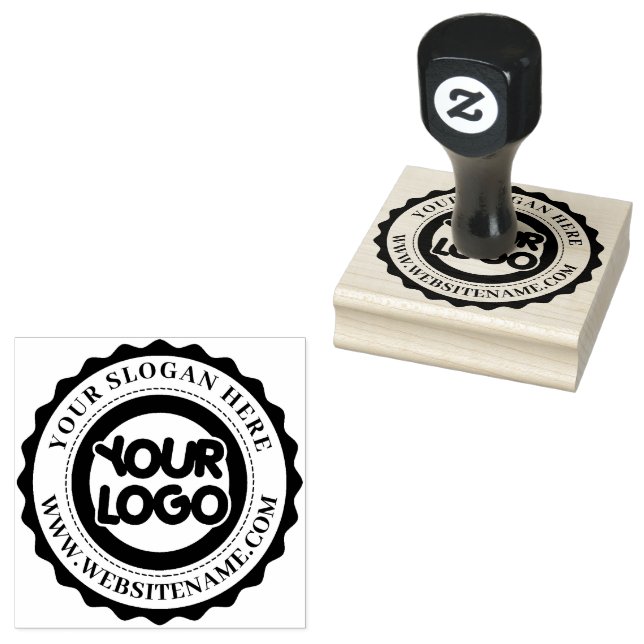 Anpassad logotypstämpel stämpel (Stämplad)