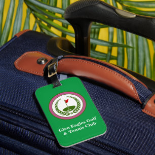 Anpassad luggage-tagg för Golf & Tennis Land Klubb Bagagebricka