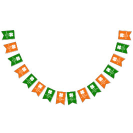 Anpassad lyckosam fyrklöver St Patricks Day-fest Vimplar