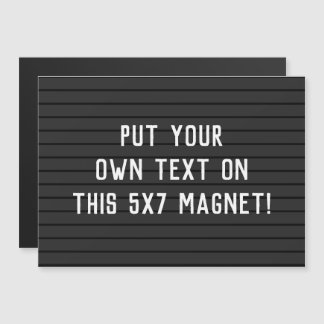 ANPASSAD MAGNET - lägg till text eller meddelande