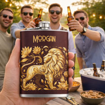 Anpassad Majestic Gold Lion