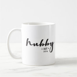 Anpassad make, etableringsår här, personlig kaffemugg