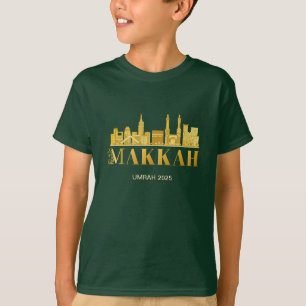 Anpassad Makkah-barnets t-shirt – Hajj, Umrah, Ram