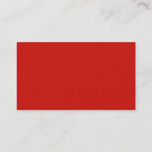 Anpassad mall tom för poppy Red Trend Färg Visitkort (Framsida)