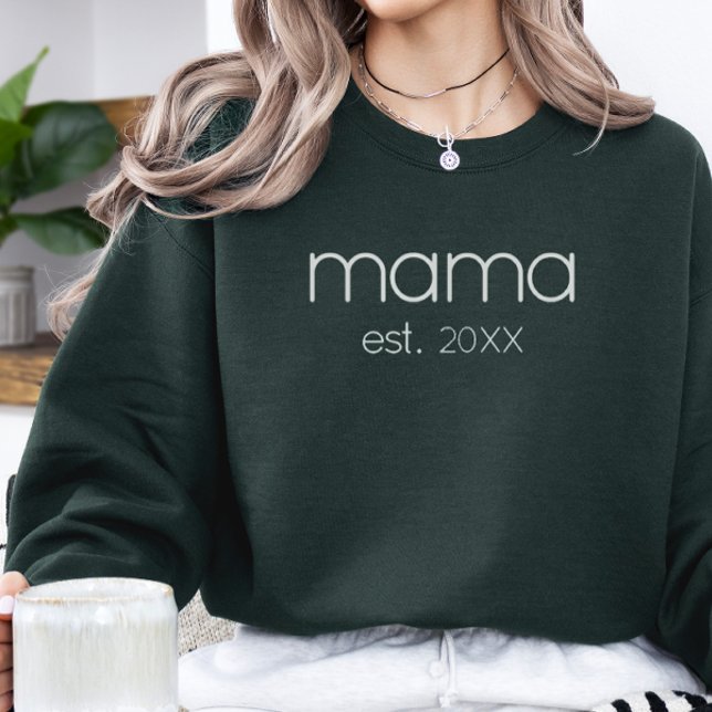 Anpassad Mama T Shirt (Custom Mama Sweatshirt)