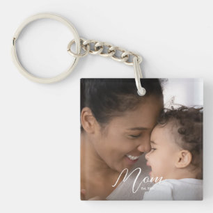 Anpassad mamma etablerad modernt manus foto