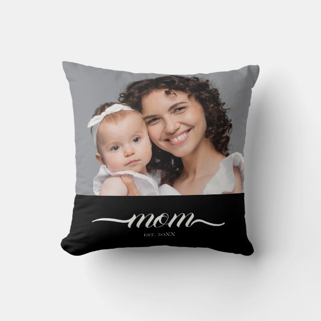 Anpassad mamma etablerad modernt manus Foto  Kudde (Framsida)