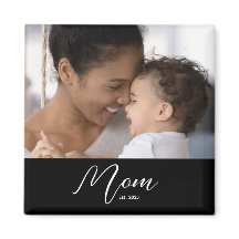 Anpassad mamma etablerad modernt manus foto