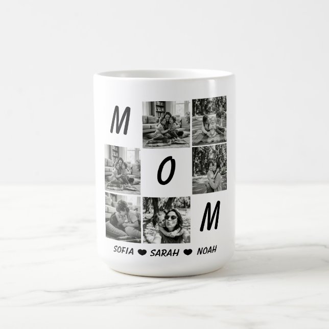Anpassad Mamma Foto Mugg: Personlig Mors Dag Kaffemugg (Center)