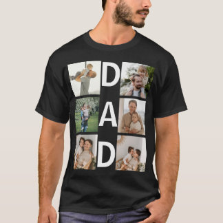 Anpassad Mamma Foto Personlig Fars Dag Present T Shirt