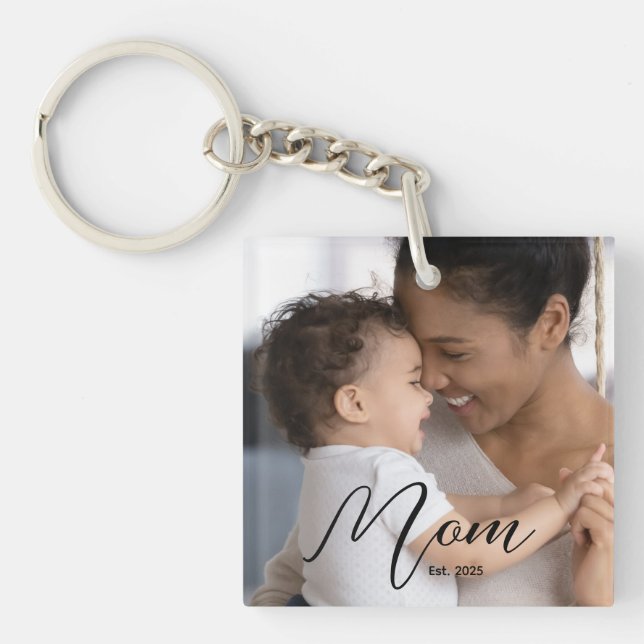Anpassad mamma modernt manus foto (Framsidan)