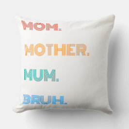 Anpassad mamma mor mamma funny retro present t-shi kudde