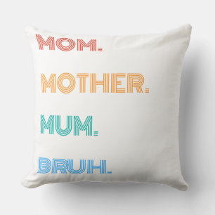 Anpassad mamma mor mamma funny retro present t-shi kudde