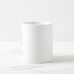 Anpassad mamma till två hjärta kaffemugg