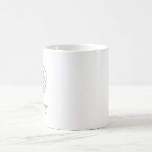 Anpassad mamma till två hjärta kaffemugg (Center)