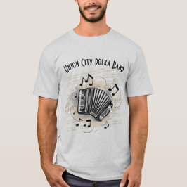 Anpassad Manar Accordion Player T-Shirt