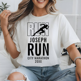 Anpassad Maraton Support Crew Löparens Race Team T Shirt
