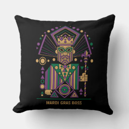 Anpassad Mardi Gras Kung 2026 Kudde