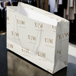 Anpassad Märkesmonogram Företag Förpackning