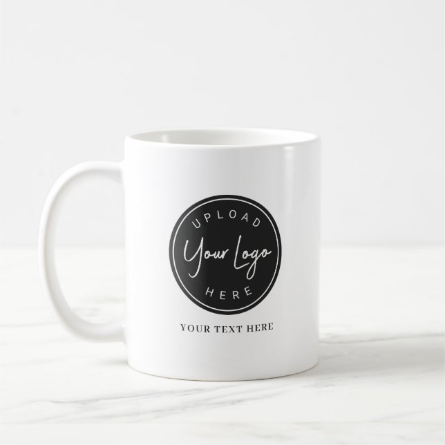 Anpassad marknadsföringsmugg med logotyp kaffemugg (Vänster)