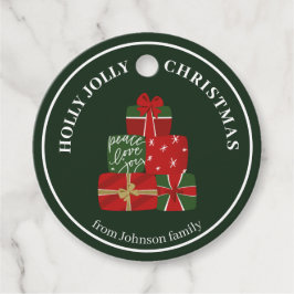 Anpassad Märkre för julklapp Gåvor Etiketter