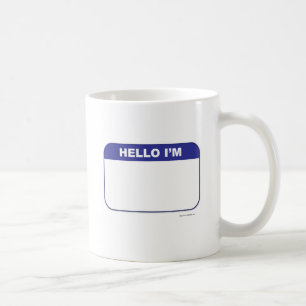 Anpassad Märkre för kampanjnamn Kaffemugg