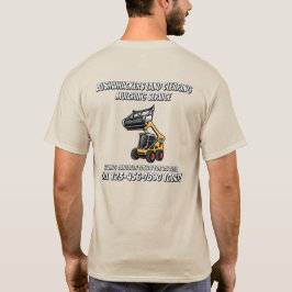 Anpassad Markröjning Flailing Mulching Service T Shirt