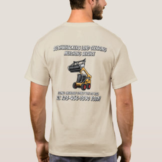 Anpassad Markröjning Flailing Mulching Service  T Shirt