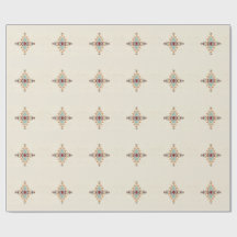 Anpassad marockansk geometrisk broderimönsterkonst