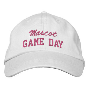 Anpassad maskot eller lagnamn för matchdagen broderad keps