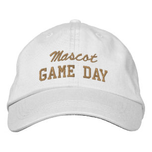 Anpassad maskot eller lagnamn för matchdagen broderad keps