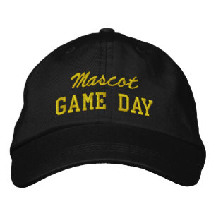 Anpassad maskot eller lagnamn för matchdagen broderad keps