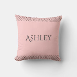 Anpassad matchande Pastell Rosa Labrador Retriever Kudde